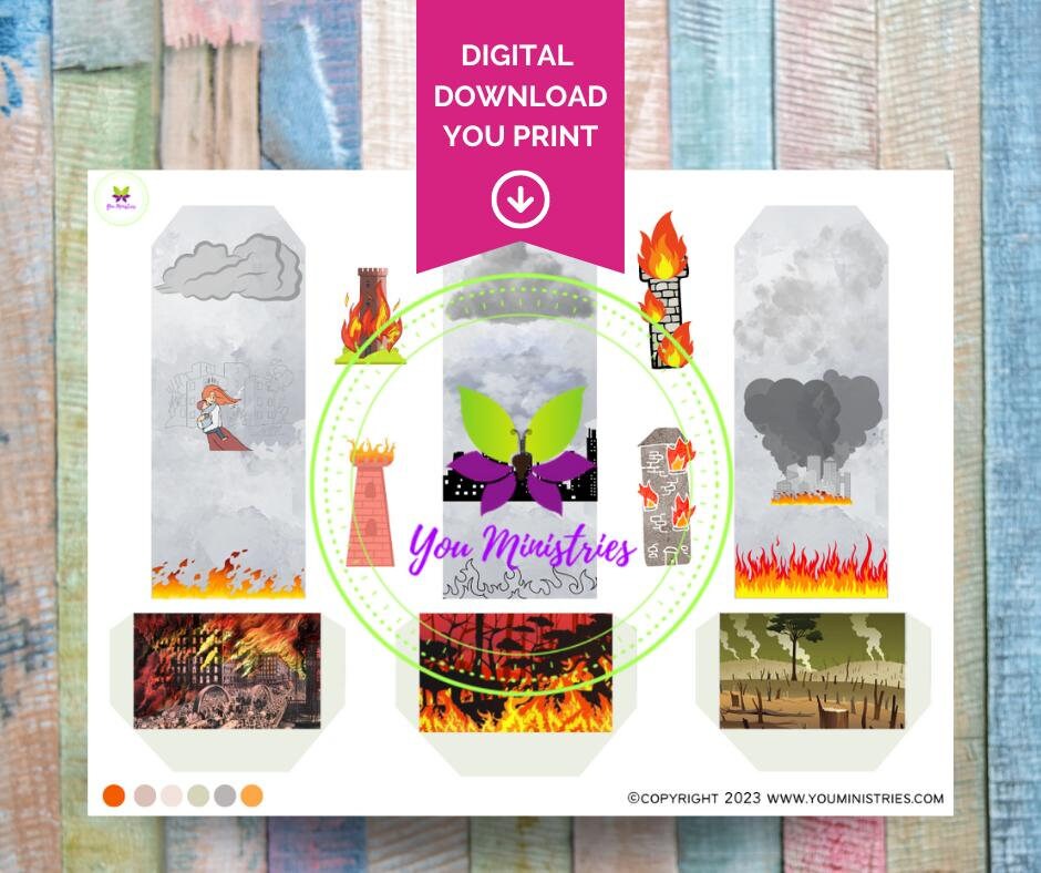 Lots Wife Women of the Bible series, Bible Journaling Stickers, Micro Bible Card, Bible Insert, Bible Pocket, Printable, Digital Download