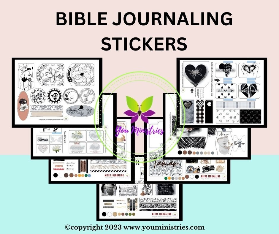 Tamar (King David), Women of the Bible, Bible Journaling Stickers, Micro Bible Card, Bible Insert, Bible Pocket, Printable, Digital Download