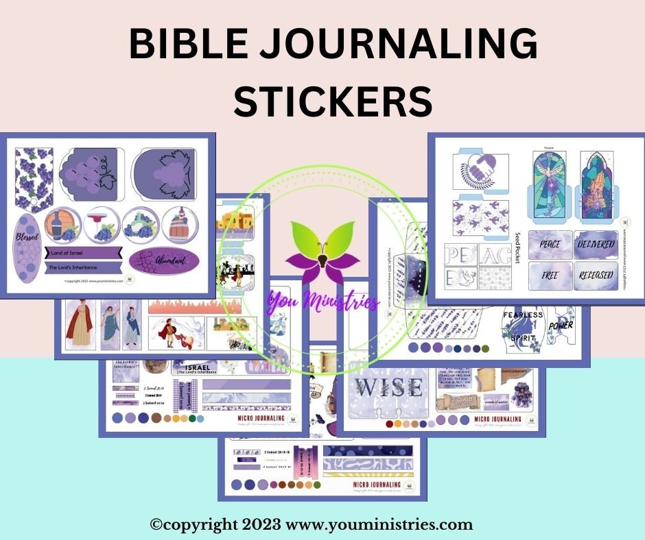 The Wise Woman, Women of the Bible, Bible Journaling Stickers, Micro Bible Card, Bible Insert, Bible Pocket, Printable, Digital Download