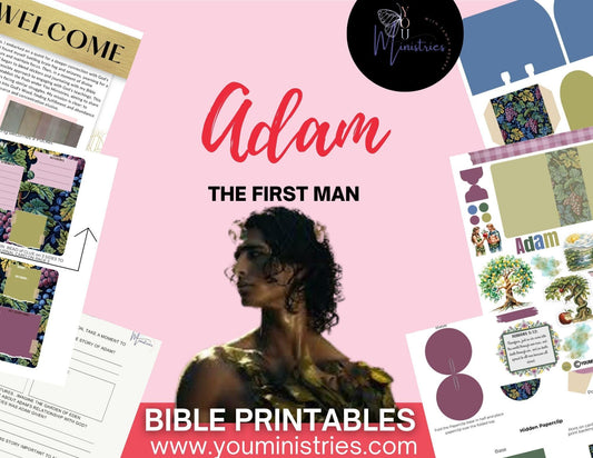 Adam Bible Study Printable | Genesis Bible Study for Women | Christian Women Character Study | Garden of Eden Study | Digital Download